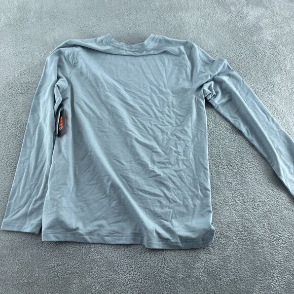 Bass Outdoor Quarry Gray LS Utili-Tee Long Sleeve Shirt M NWT 4707 - Picture 2 of 10